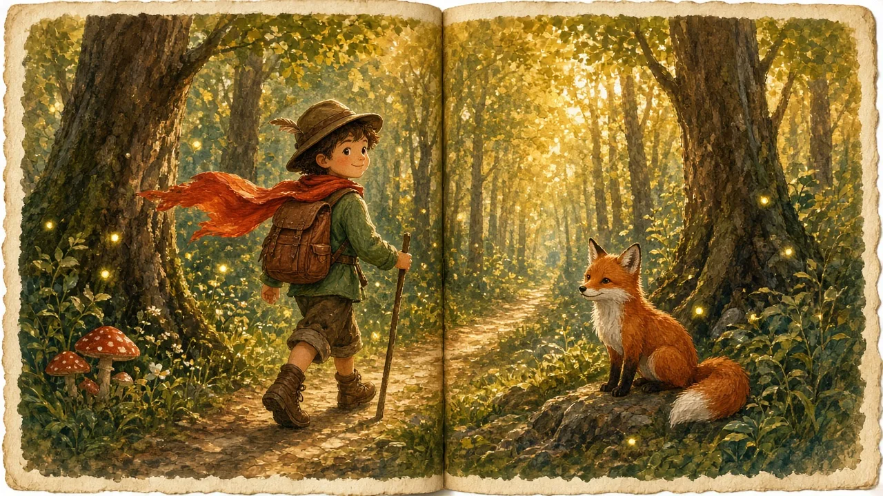 Sample spread illustration