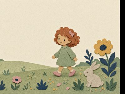 Modern cut-paper sample illustration