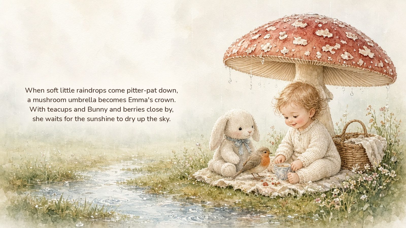 Sample page from Emma and the Meadow of Welcomes: spread 3