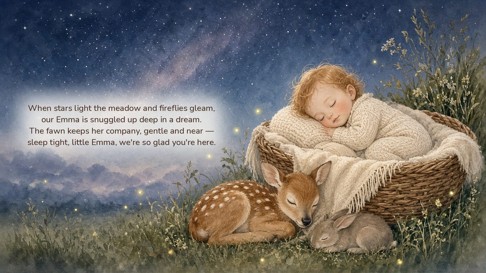 Sample page from Emma and the Meadow of Welcomes: spread 4